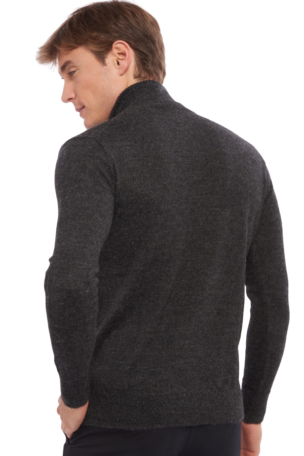 Baby Alpaca & Cashmere men vihari charcoal marl peach m